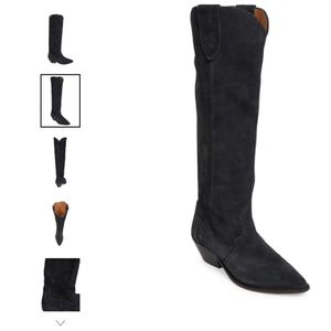 Denvee Suede Tall Western boot